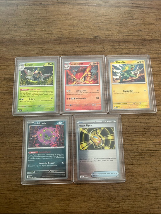 Pokemon Other - 2025 Pokemon MEG EN cards - Bundle of 5
